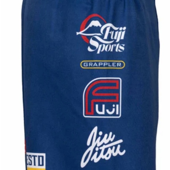 New FUJI Blue Jiu-Jitsu Shorts Size 44” - Picture 3 of 8